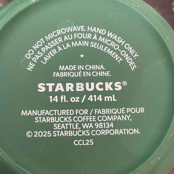 *FLAW* Starbucks Green Siren Tail Scaled Mermaid Fish Tail Handle 2025 Mug 14oz. - Picture 7 of 7